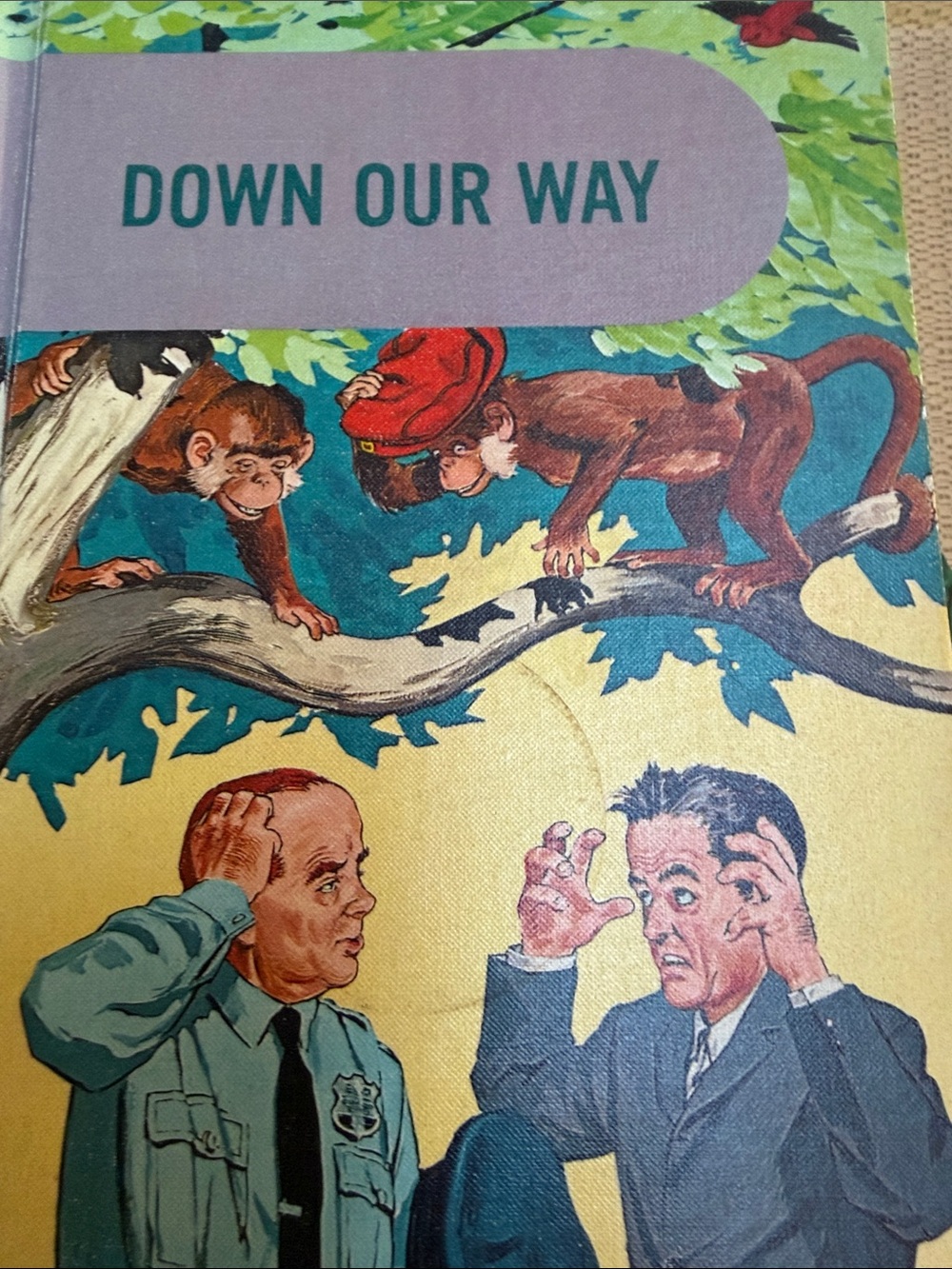 Down Our Way Illustrated Wall Art Print - Multi-Color